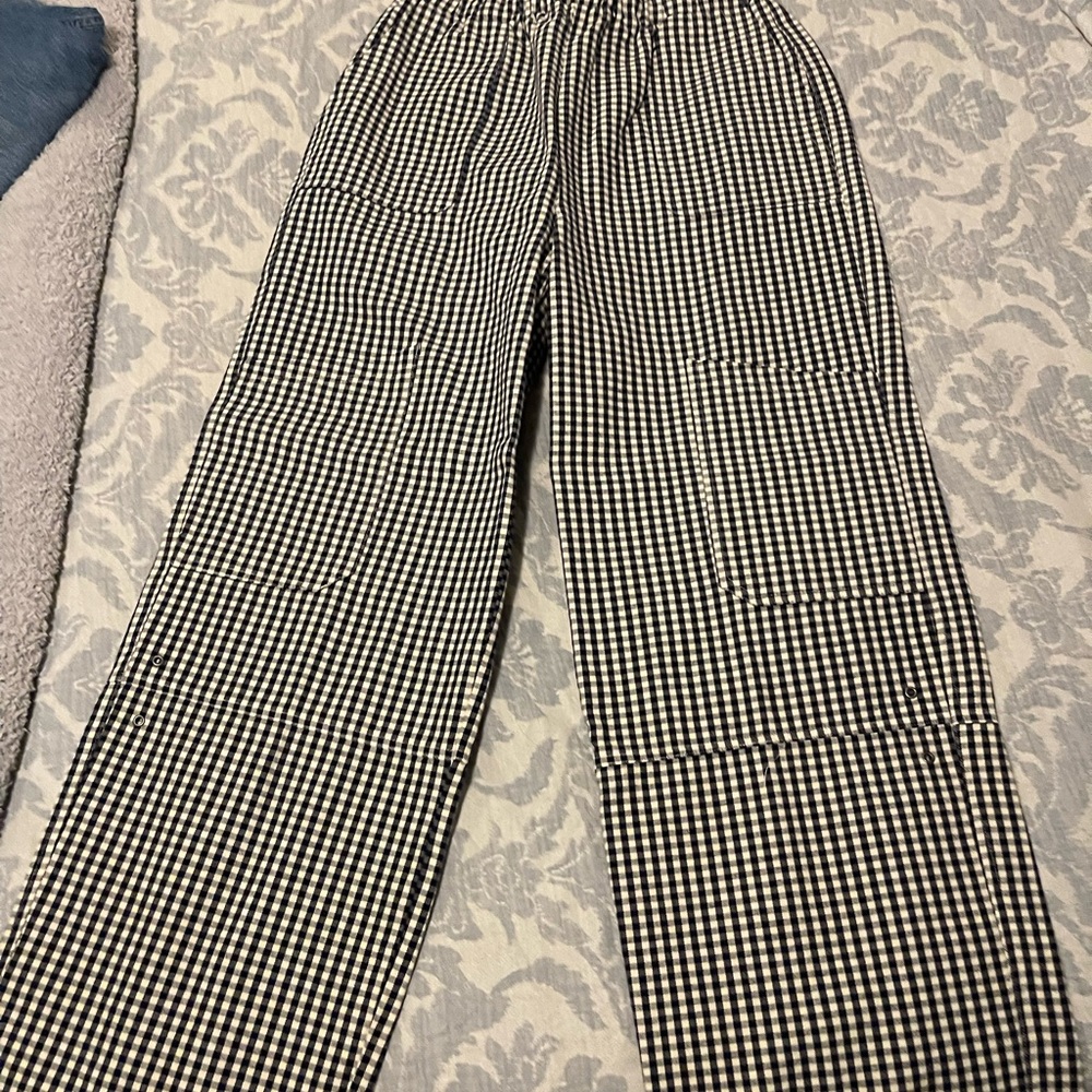 Black and White Checkered Pants